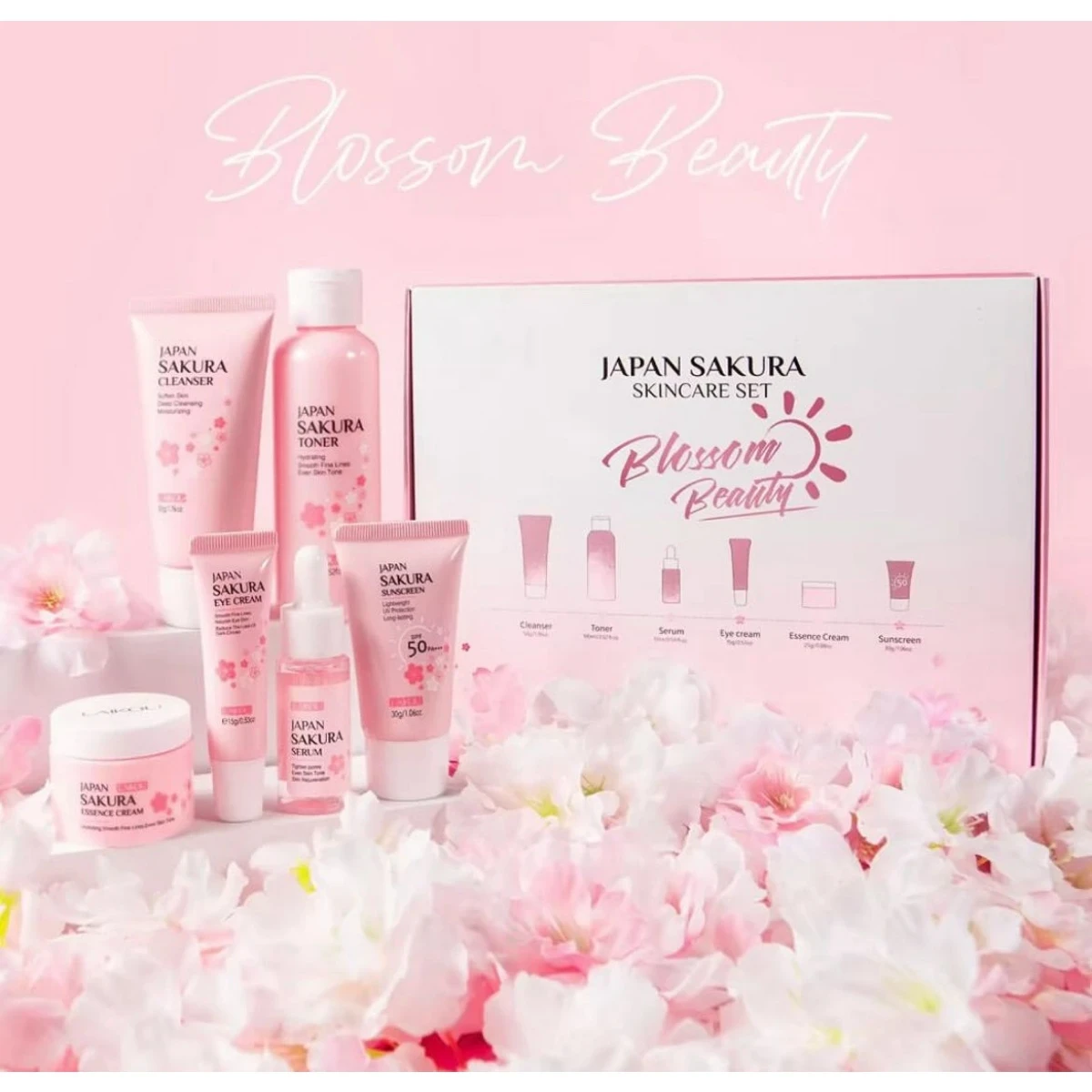 Sakura Skin Care Set